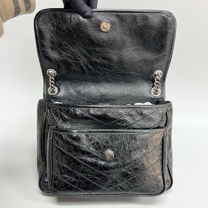 Saint Laurent YSL Niki Bag Black 28*22cm XJ15155
