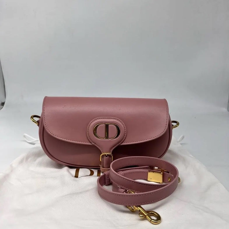 🔥Flash Sale🔥Stacy Liveshow only -DEALS- Christian Dior Bobby Powder Pink Calfskin Crossbody