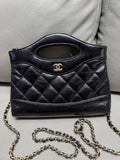 Chanel 31bag nano Black GA282G3G  20.5*17*3.5cm