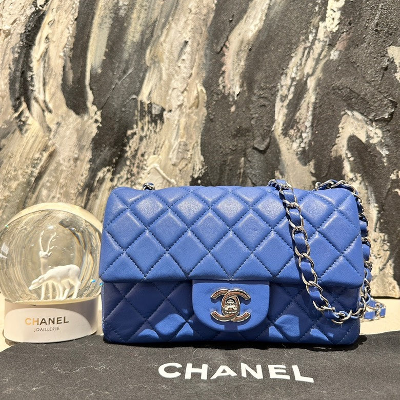 Chanel cf blue 2024c big mini12554