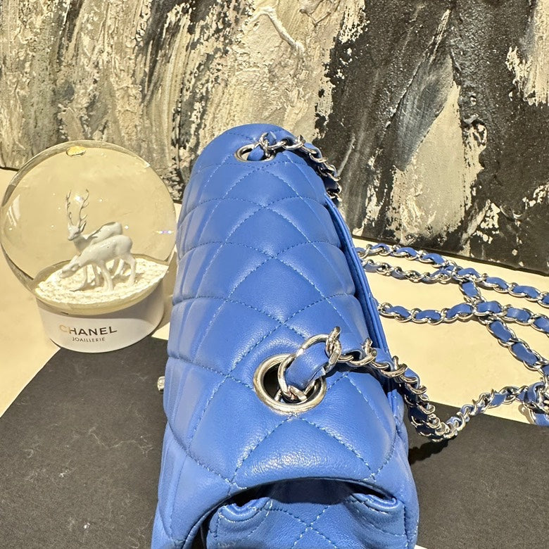 Chanel cf blue 2024c big mini12554