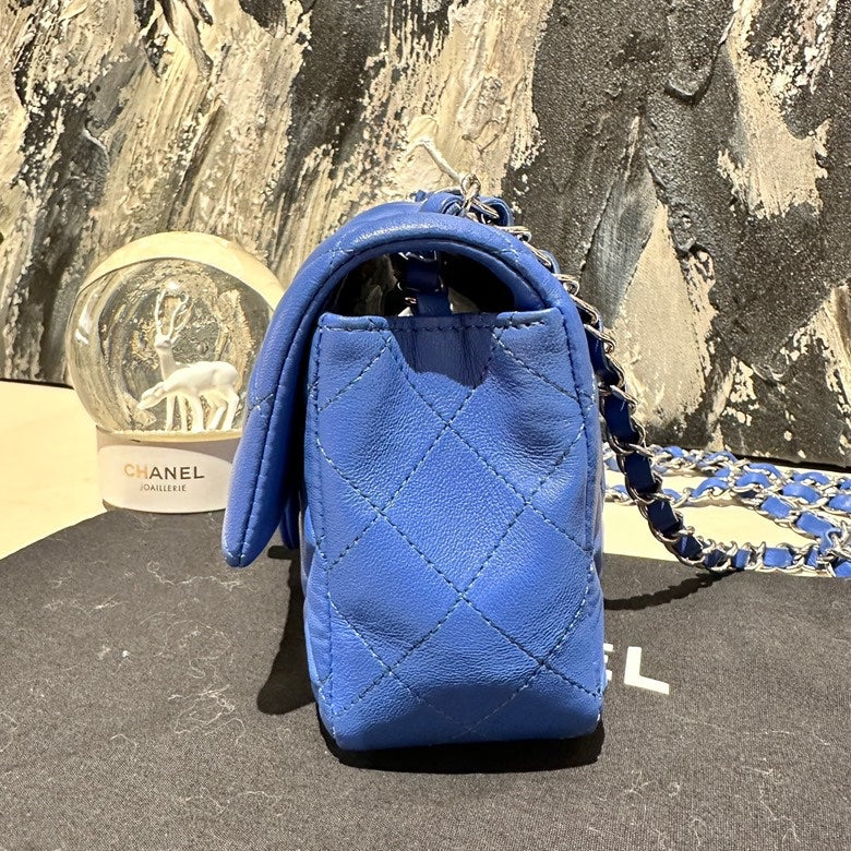 Chanel cf blue 2024c big mini12554