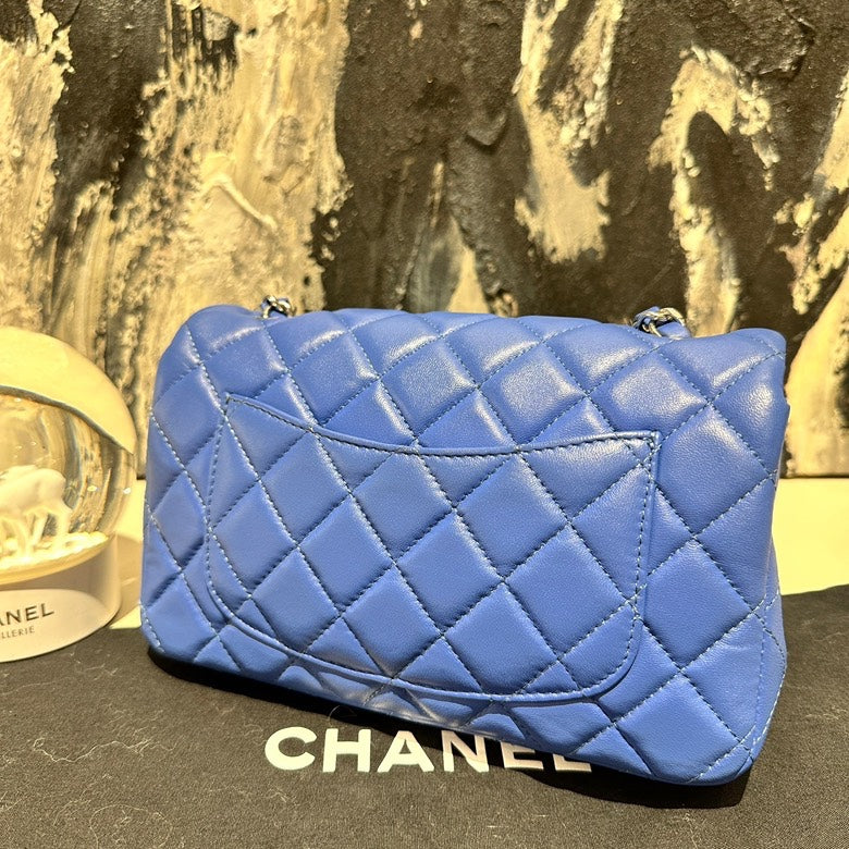 Chanel cf blue 2024c big mini12554