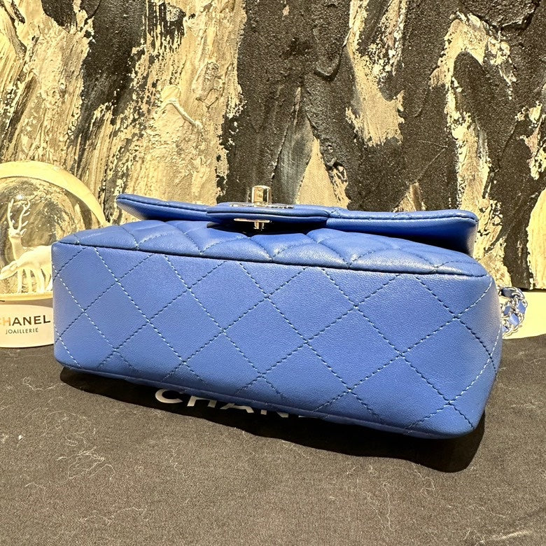 Chanel cf blue 2024c big mini12554