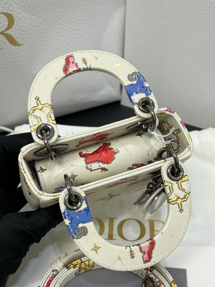 Unused DIOR Lady Super mini Fullset 12x10x5cm 2022
