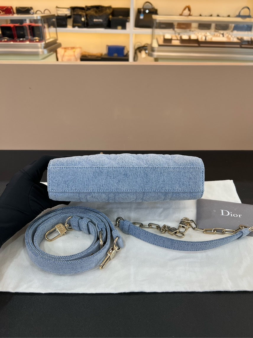 Dior Joy Denim Bag 22x12x5cm 2023