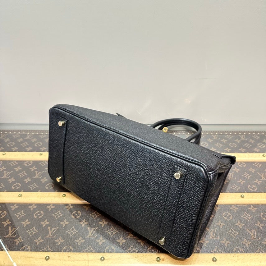 HERMES birkin35 Black 35*28*18cm 2011year 3032601284564