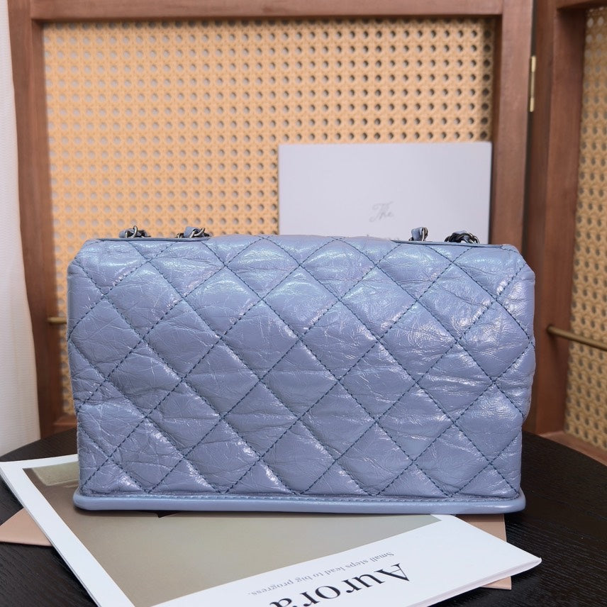 CHANEL CF Season Bag Aged Calfskin 27*16*12cm 3032601294816