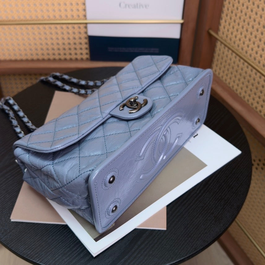 CHANEL CF Season Bag Aged Calfskin 27*16*12cm 3032601294816