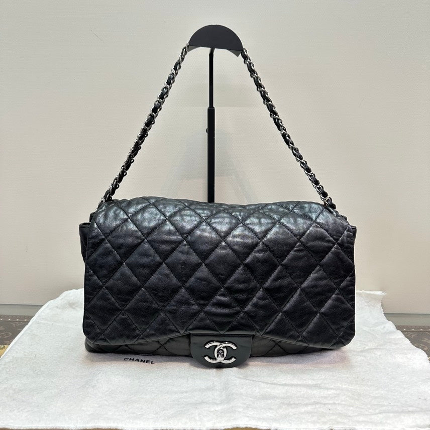Chanel Classic Flap CF Bag Black 37*23*8cm 3072601203384