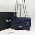 CHANELCF Bag Blue 22*16*8cm 3042601132008