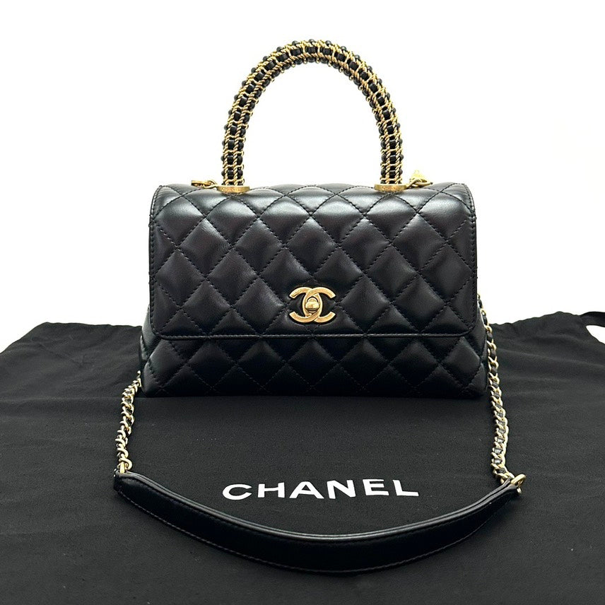 CHANEL coco handle Bag 23*14*10cm 3022601304923