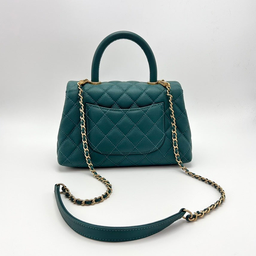 CHANEL Coco Handle Bag 23*14*9cm 3022512130888