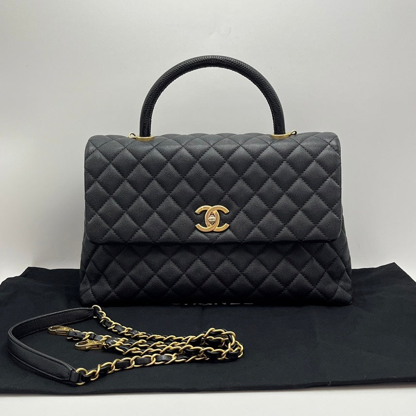 CHANEL Coco Handle Large Black 33*20*12cm 604251119287