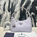 Prada purple hobo nylon 12858