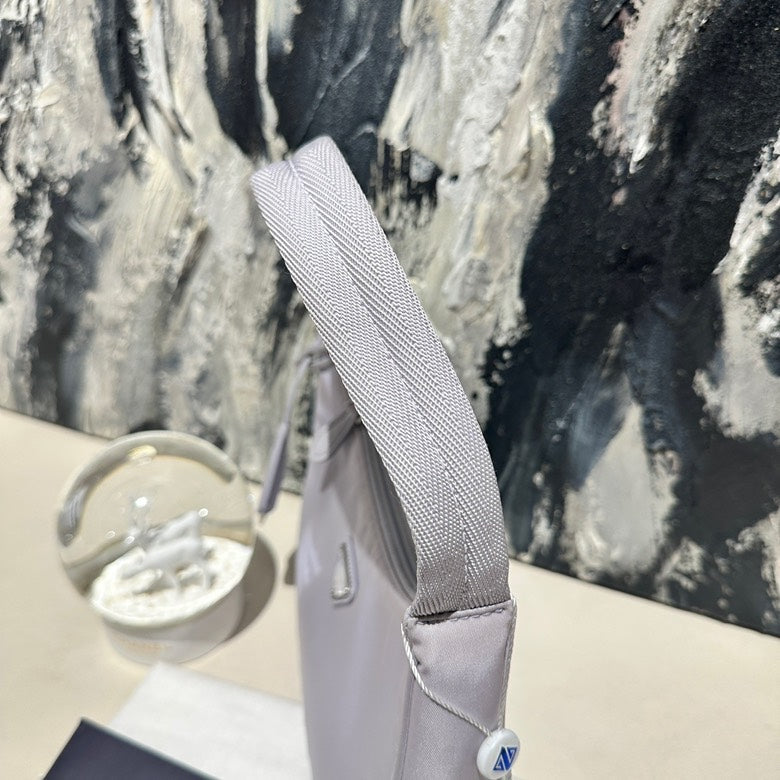 Prada purple hobo nylon 12858