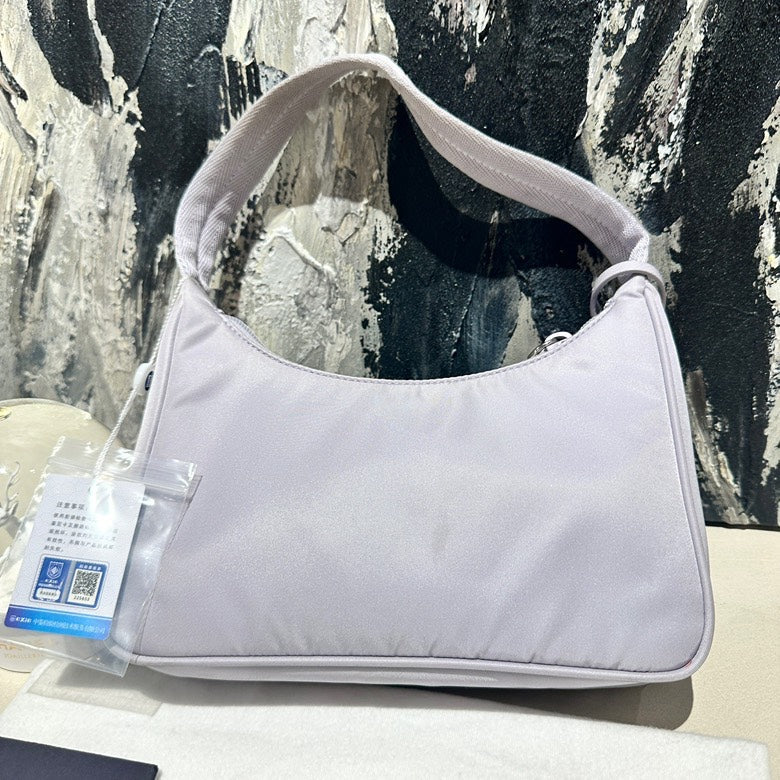 Prada purple hobo nylon 12858