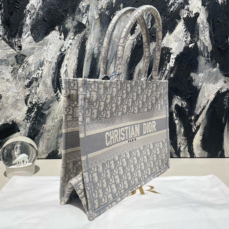 Dior book tote grey 13118