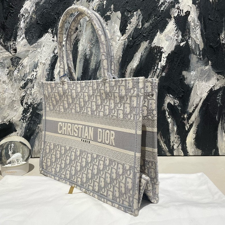 Dior book tote grey 13118