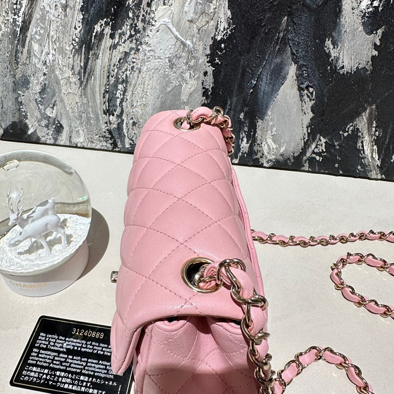 Chanel cf mini lambskin pink 13242