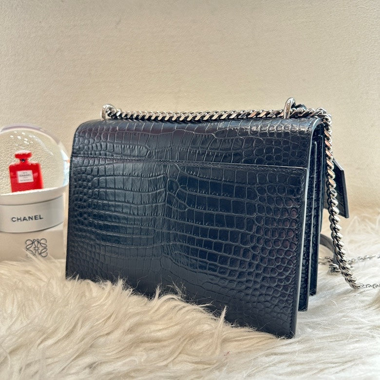 Ysl sunset crocodile pattern 11549