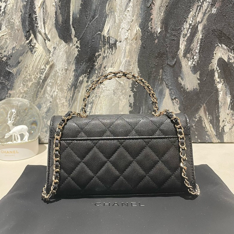 Chanel 26s Kelly caviar 13295