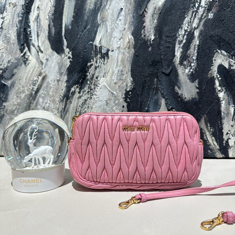 Miumiu small camera bag pink 13338