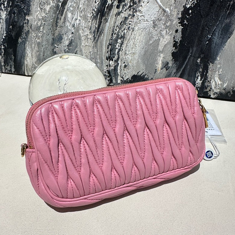 Miumiu small camera bag pink 13338