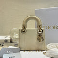   lady Dior white mini lizard skin20309.