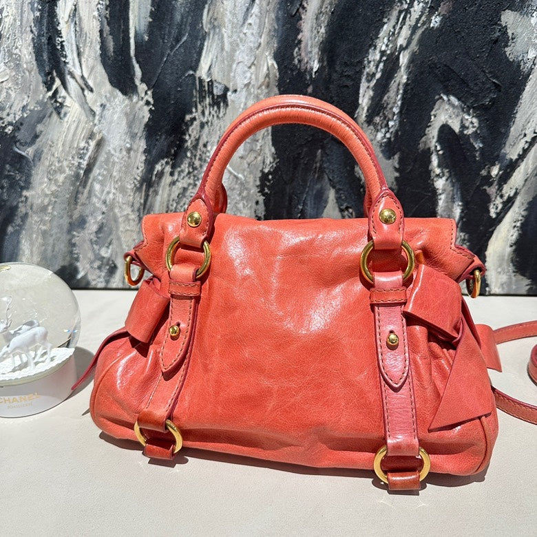 Miumiu bowtie bag pink 13369