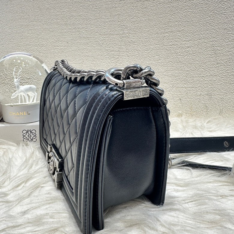 Chanel Leboy small lamskin microchipped 20162