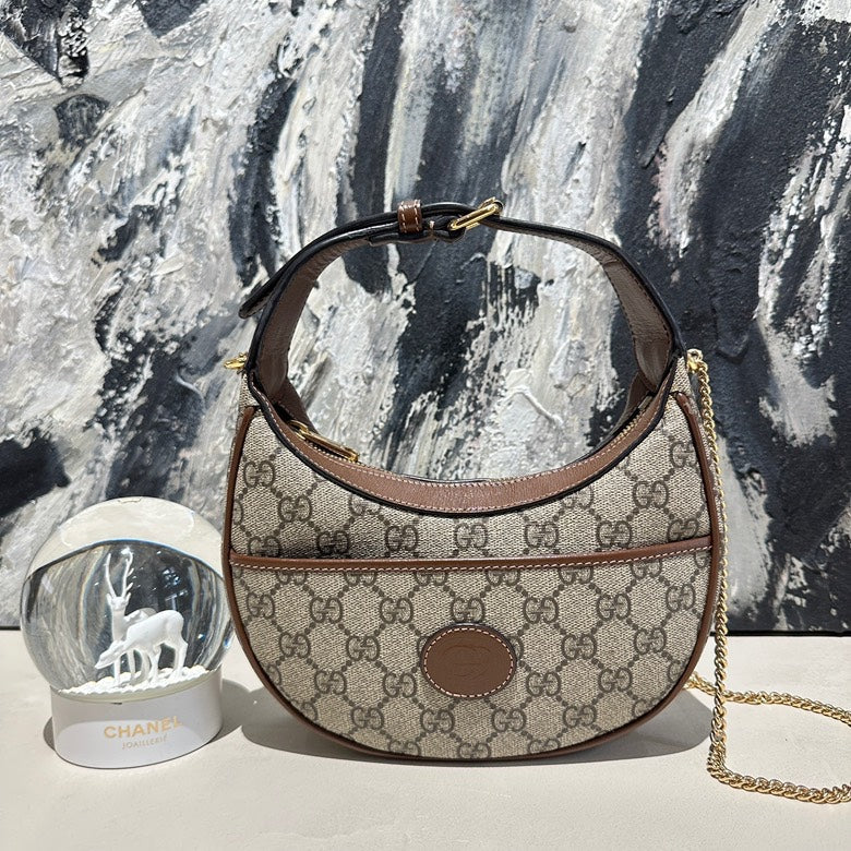   Gucci hobo small monogram 13403.