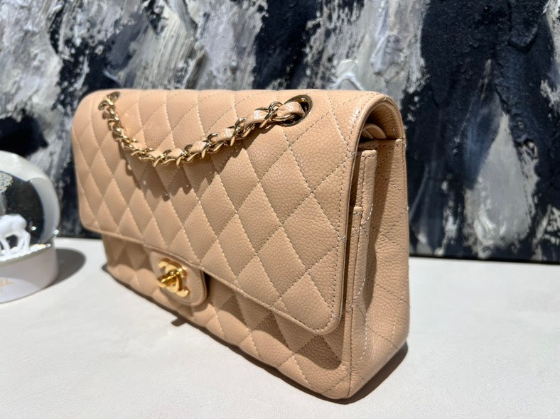 Chanel CF medium caviar