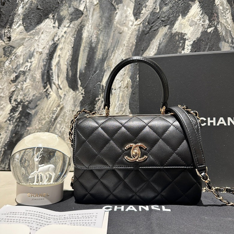 Chanel new style trendy CC small microchipped 24C 13421