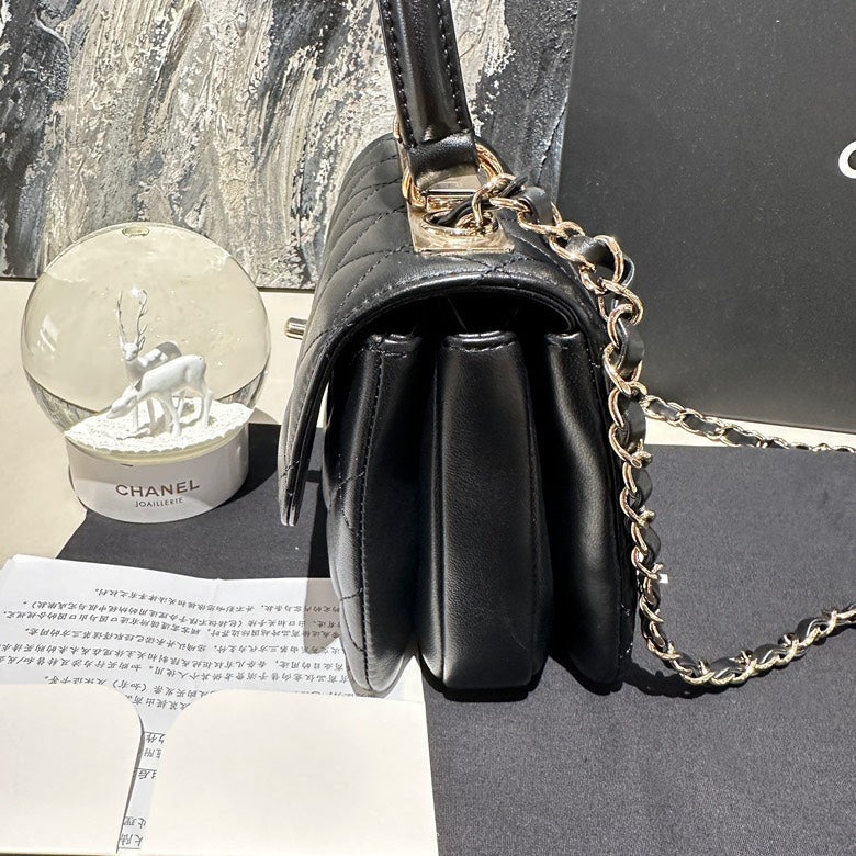 Chanel new style trendy CC small microchipped 24C 13421