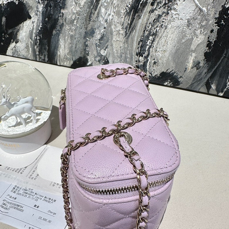 Chanel vanity caviar 24S purple 13439