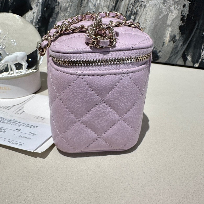 Chanel vanity caviar 24S purple 13439