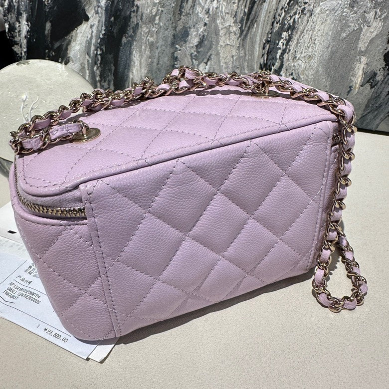 Chanel vanity caviar 24S purple 13439