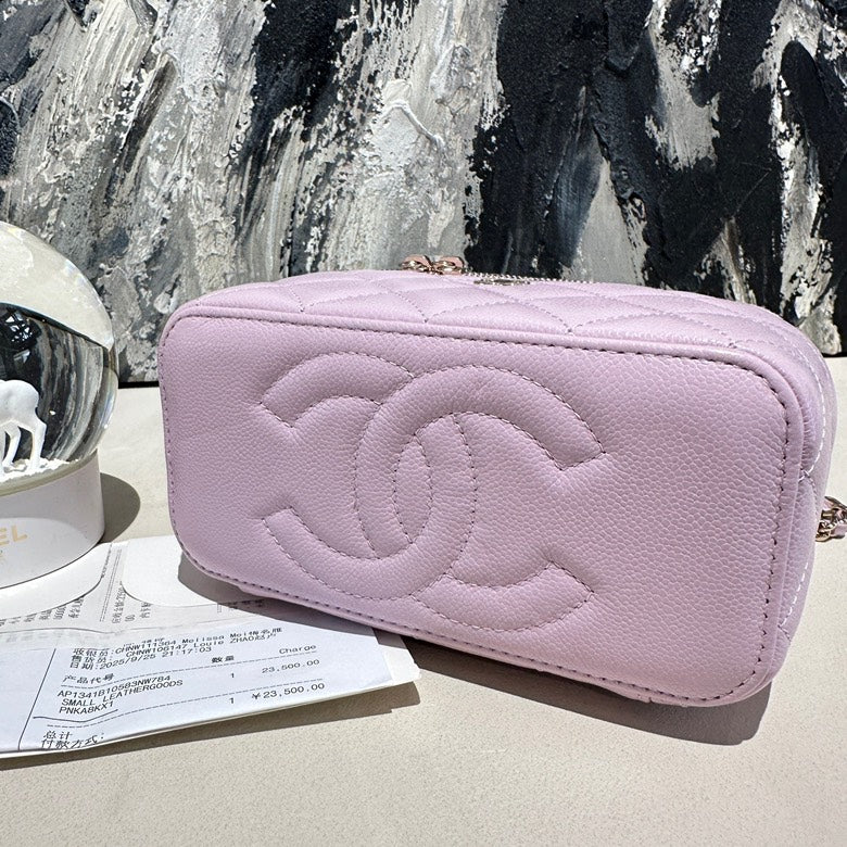 Chanel vanity caviar 24S purple 13439