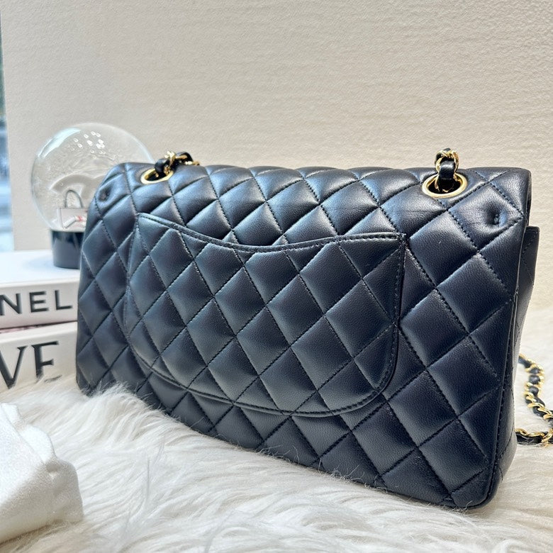 Chanel cf medium lambskin double flap 10282