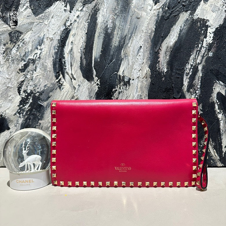   Valentino clutch red  13484.