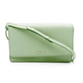 PRADA SAFFIANO LUX shoulder wallet Saffiano leather Light green - ConditionA 2101218988147