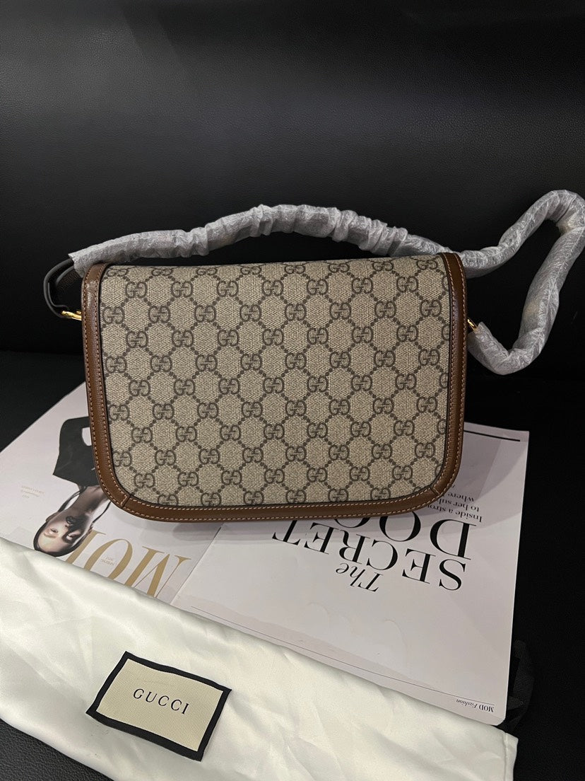 🔥 Pre - owned Gucci Horsebit 1955 Crossbody BagB6532