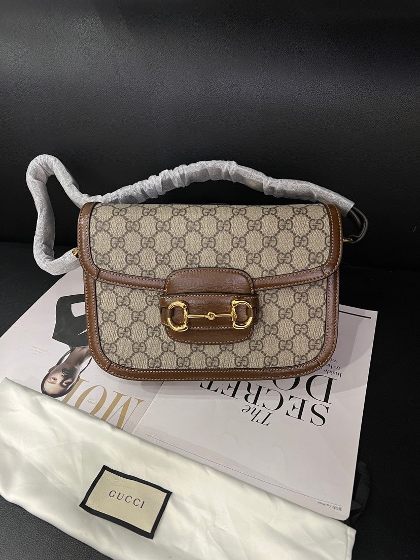 🔥 Pre - owned Gucci Horsebit 1955 Crossbody BagB6532