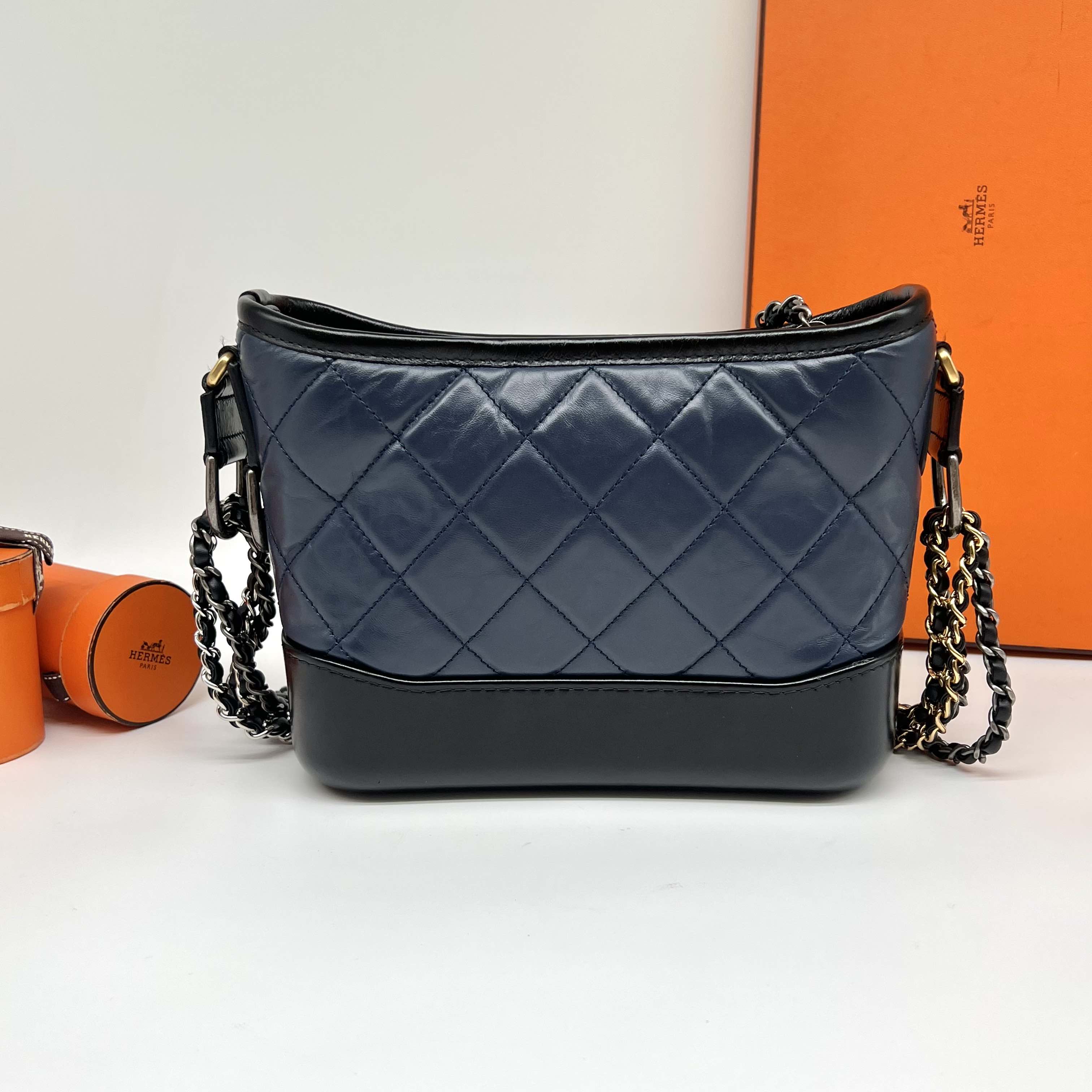 Chanel Gabrielle Small Blue 98% New