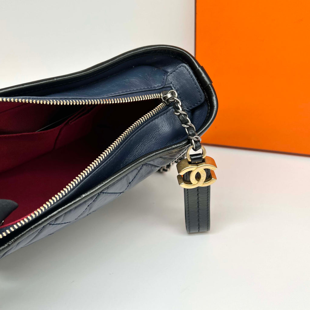 Chanel Gabrielle Small Blue 98% New