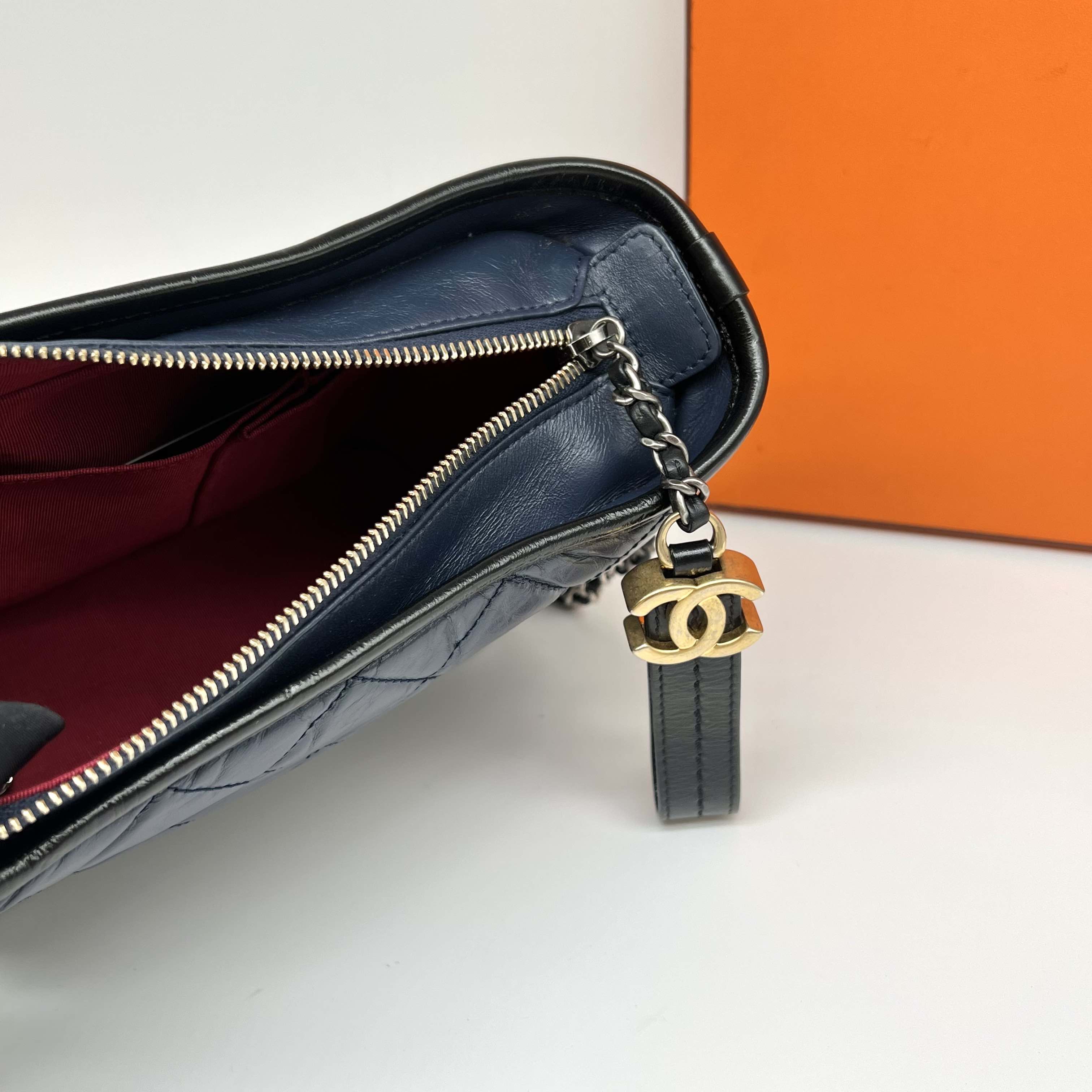 Chanel Gabrielle Small Blue 98% New