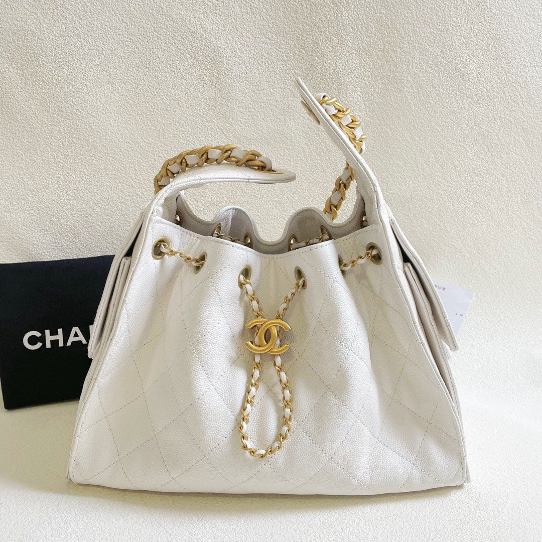 99%New🆕 Chanel 25Bag mini, Caviar Leather #15912