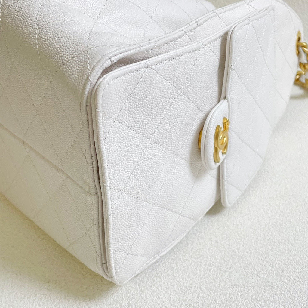 99%New🆕 Chanel 25Bag mini, Caviar Leather #15912