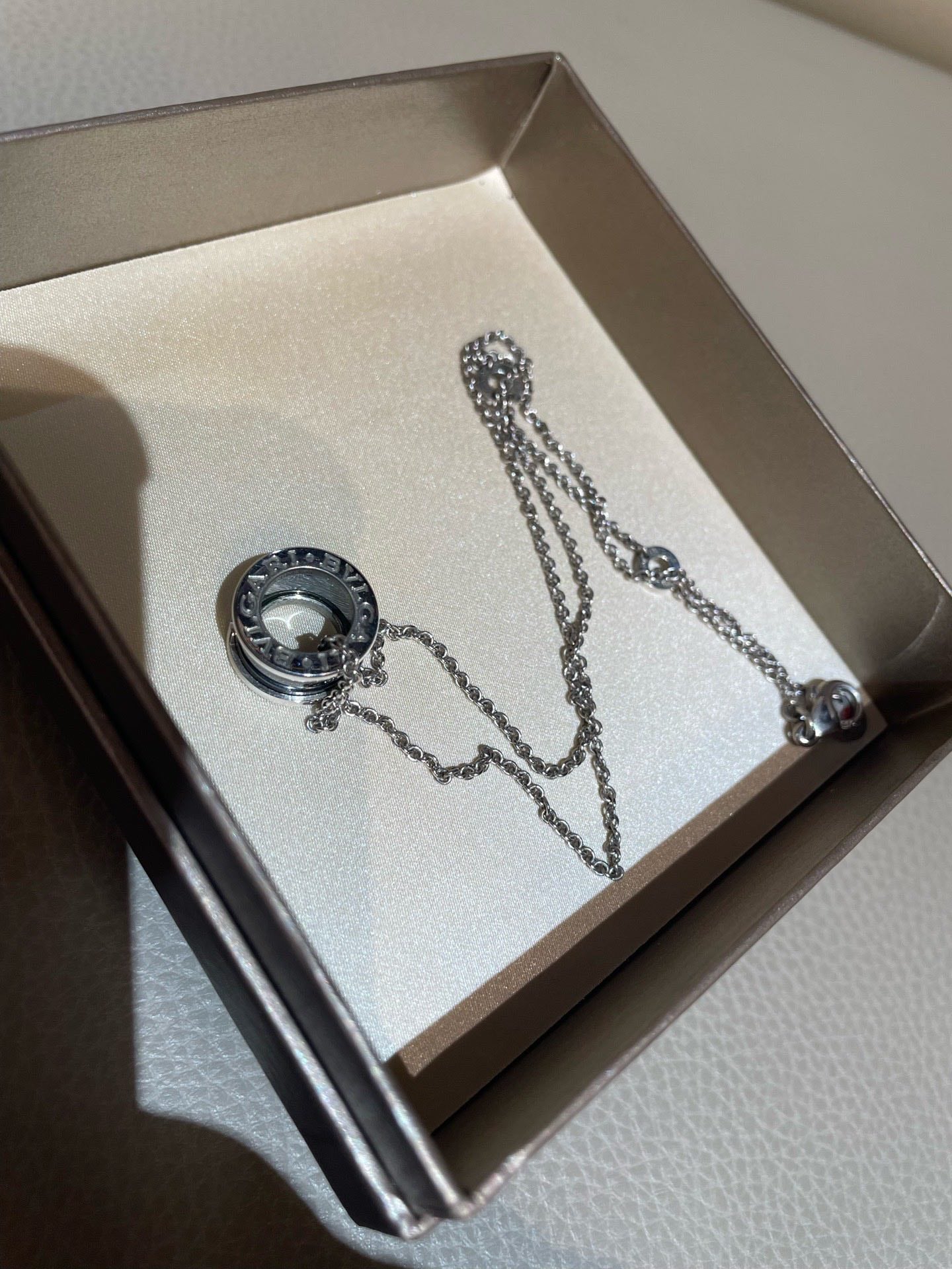 Bvlgari Necklace Black Ceramic